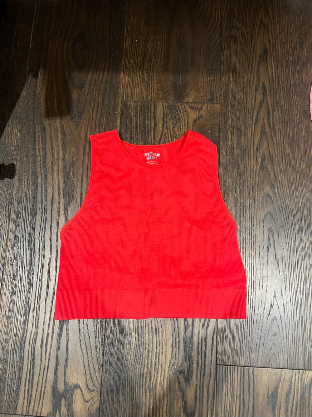 Urban Planet Red Crop Tank Top